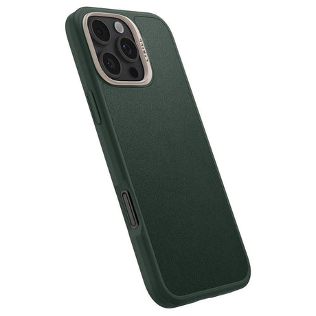 Husa de protectie Spigen Cyrill Kajuk MagSafe (ACS08398) compatibil cu iPhone 16 Pro Max, Verde Padure
