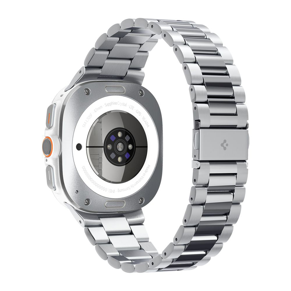 Curea smartwatch Spigen compatibil cu Samsung Galaxy Watch Ultra 47mm / Watch Ultra 2, Argintiu