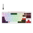 Tastatura/Mouse Havit Gaming Keyboard (KB902L), USB-C, with RGB Lights, 1.8m, 200mA, Negru / White / Red