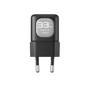Incarcator Havit (UC230 EU), Type-C, USB, 33W, Negru / Gray