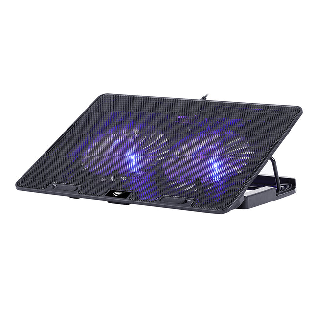 Suport Havit Cooling Pad (F2083), for Laptop, 9 - 1000RPM, 2 Fans, Negru