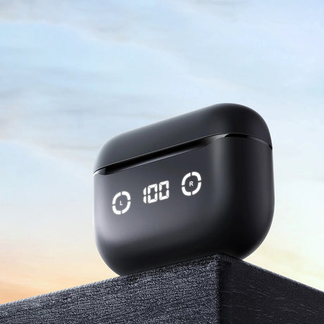 Casti Havit (TW984), Bluetooth 5.4, ANC, Digital Display, True Wireless, Type-C, 420mAh, Havit Life App, Negru