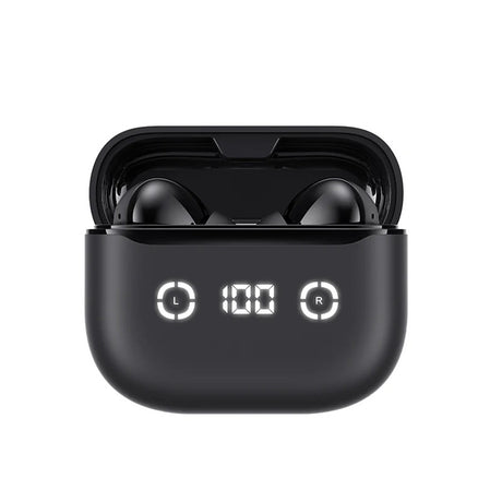 Casti Havit (TW984), Bluetooth 5.4, ANC, Digital Display, True Wireless, Type-C, 420mAh, Havit Life App, Negru