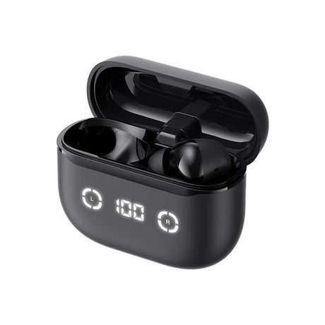 Casti Havit (TW984), Bluetooth 5.4, ANC, Digital Display, True Wireless, Type-C, 420mAh, Havit Life App, Negru