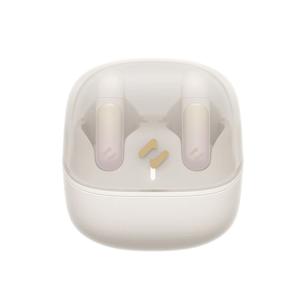 Casti Havit (TW980), for Sport, Open-Ear Clip, with Microphone, Bluetooth 5.3, TWS, USB-C, 400mAh, Bej