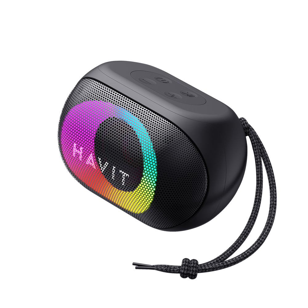 Casti Havit Wireless Speaker (SK885BT), Type-C, Bluetooth 5.3, TWS, TF, FM, AUX, USB, Hands-Free Calls, 1800mAh, Negru