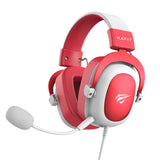 Casti Havit Gaming (H2002d), Detachable Microphone, 53mm Speaker, Compatible with PS4/XBOX, Jack 3.5mm, 2m, Rosu