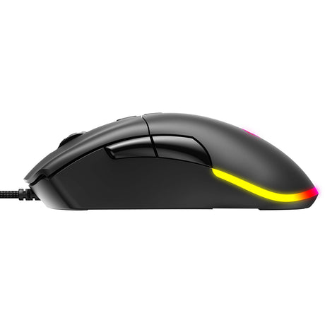 Tastatura/Mouse Havit Wired Gaming Mouse (MS954), 800/1600/2400/3200/6400/12000 DPI, 1.6m, 5V, Negru