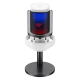 Casti Havit Desk Microphone (GK50), for PC, Laptop, Phone, RGB Light, NR, 30-20000 Hz, Cardioid, with Cable USB-C, 1.8m, Negru