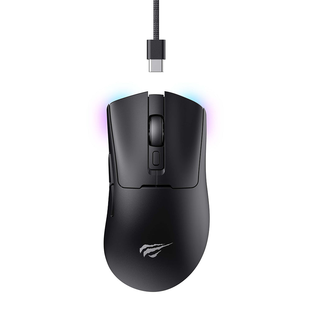 Tastatura/Mouse Havit Wireless Gaming Mouse (MS966WB), 2.4GHz, 800/1600/2400/3200/6000/10000 DPI, 500mAh, Negru
