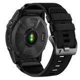 Curea smartwatch Techsuit Watchband QuickFit 26mm (W070) compatibil cu Garmin Fenix 3/3 HR/5X/5X Plus/6X/6X Pro/7X/7X Pro Solar, Obsidian Black