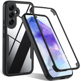Folie de protectie Techsuit ColorVerse 360 Series + compatibil cu Samsung Galaxy A55 5G, Negru