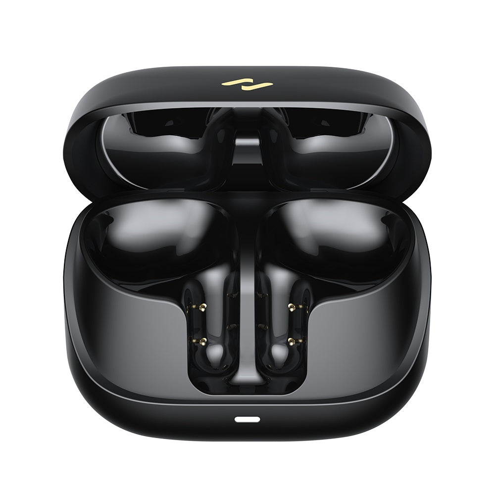 Casti Havit (TW906 Pro), Bluetooth 5.3, with Microphone, TWS, ANC, Type-C, 300mAh, Negru