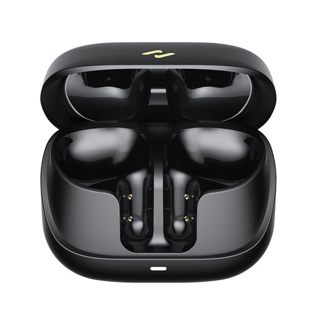 Casti Havit (TW906 Pro), Bluetooth 5.3, with Microphone, TWS, ANC, Type-C, 300mAh, Negru
