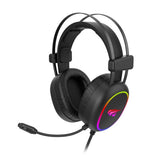 Casti Havit Gaming Gamenote H2016d, for Gaming, with Microphone, RGB, USB, Jack 3.5mm, Negru