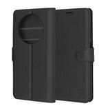 Husa de protectie Techsuit Leather Folio compatibil cu Oppo Reno12 F 4G / Reno12 F 5G / Reno12 FS 4G / Reno12 FS 5G, Negru