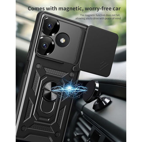 Husa de protectie Techsuit CamShield Series compatibil cu Xiaomi Redmi 13 / Poco M6 4G, Negru