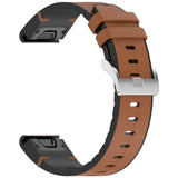 Curea smartwatch Techsuit Watchband QuickFit 22mm (W071) compatibil cu Garmin Fenix 5/5 Plus 6/6 Pro/7/Forerunner 935/945/970/Approach S60, Maro