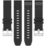 Curea smartwatch Techsuit Watchband QuickFit 26mm (W071) compatibil cu Garmin Fenix 3/3 HR/5X/5X Plus/6X/6X Pro/7X/7X Pro Solar, Negru