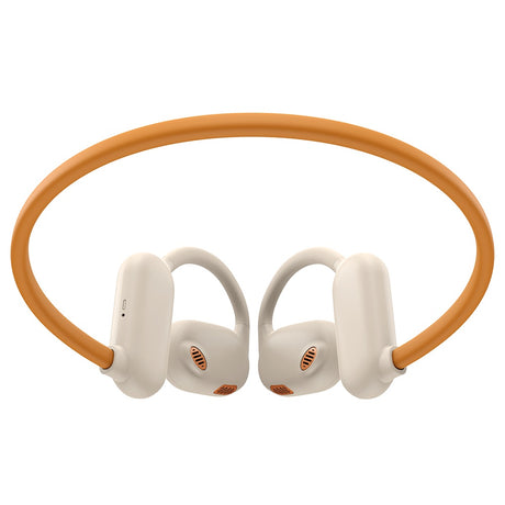 Casti Havit Bluetooth Earphones Freego Pro (E553BT), for Sport, Bluetooth, Type-C, AI Call Noise Cancellation, 110mAh, Bej