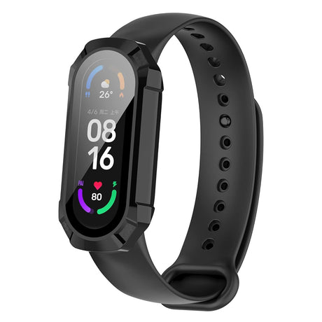 Folie de protectie smartwatch Techsuit Defense360 Pro + Screen Protector compatibil cu Xiaomi Smart Band 7 / 7 NFC, Negru