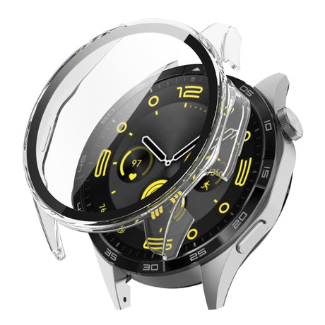 Folie de protectie smartwatch Techsuit Defense360 Pro + Screen Protector compatibil cu Huawei Watch GT 4 (46mm), Transparent