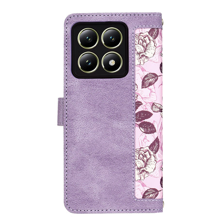 Husa de protectie Techsuit FlipCraft compatibil cu Xiaomi 14T, Mysterious Purple
