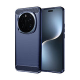 Husa de protectie Techsuit Carbon Silicone compatibil cu Honor Magic7 Pro, Albastru