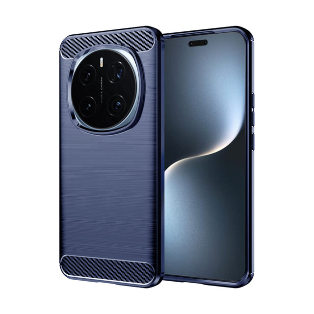 Husa de protectie Techsuit Carbon Silicone compatibil cu Honor Magic7 Pro, Albastru