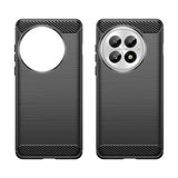 Husa de protectie Techsuit Carbon Silicone compatibil cu OnePlus 13, Negru