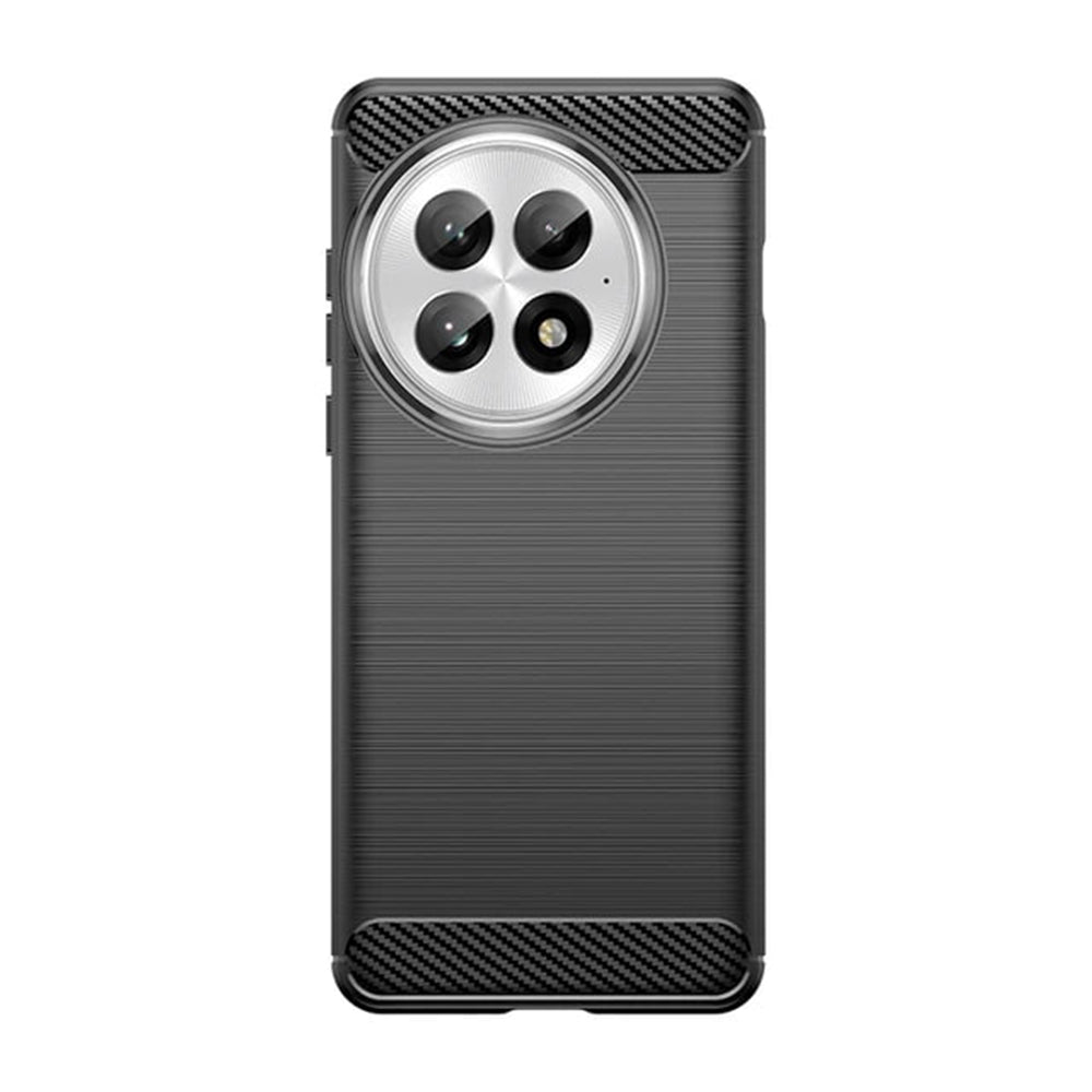 Husa de protectie Techsuit Carbon Silicone compatibil cu OnePlus 13, Negru
