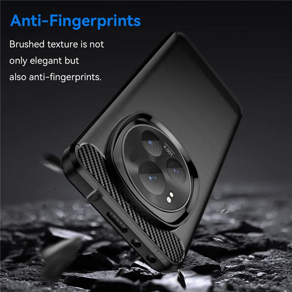 Husa de protectie Techsuit Carbon Silicone compatibil cu Xiaomi 15, Negru