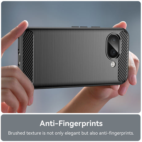 Husa de protectie Techsuit Carbon Silicone compatibil cu Google Pixel 9a, Negru