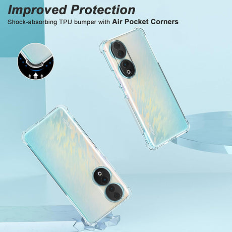 Husa de protectie Techsuit Shockproof Clear Silicone compatibil cu Honor Magic7 Lite / X9c, Transparent