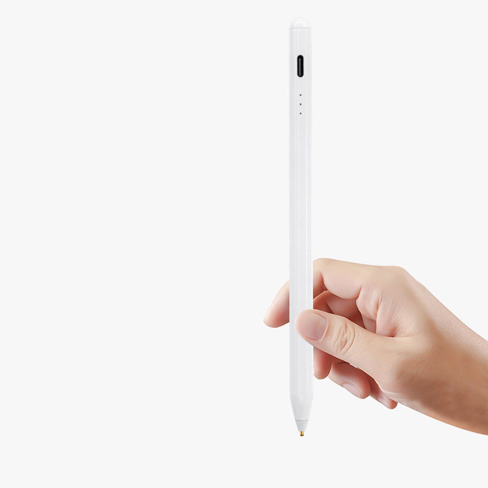 Stylus Techsuit Stylus Pen (S3), for Phones and Tablets, Universal, Active, Type-C, Fast Charging, 130mAh, Negru