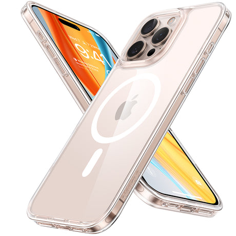 Husa de protectie Torras Diamond MagSafe Series compatibil cu iPhone 16 Pro, Transparent