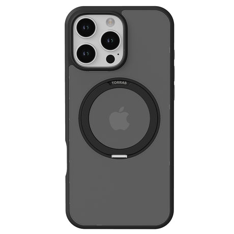 Husa de protectie Torras Ostand Pro MagSafe Series compatibil cu iPhone 16 Pro, Negru