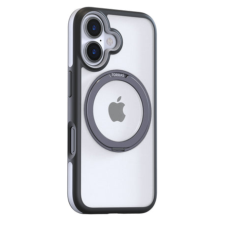 Husa de protectie Torras Ostand R Fusion MagSafe Series compatibil cu iPhone 16 Plus, Negru