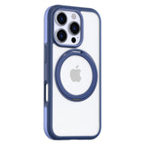 Husa de protectie Torras Ostand R Fusion MagSafe Series compatibil cu iPhone 16 Pro, Bleumarin