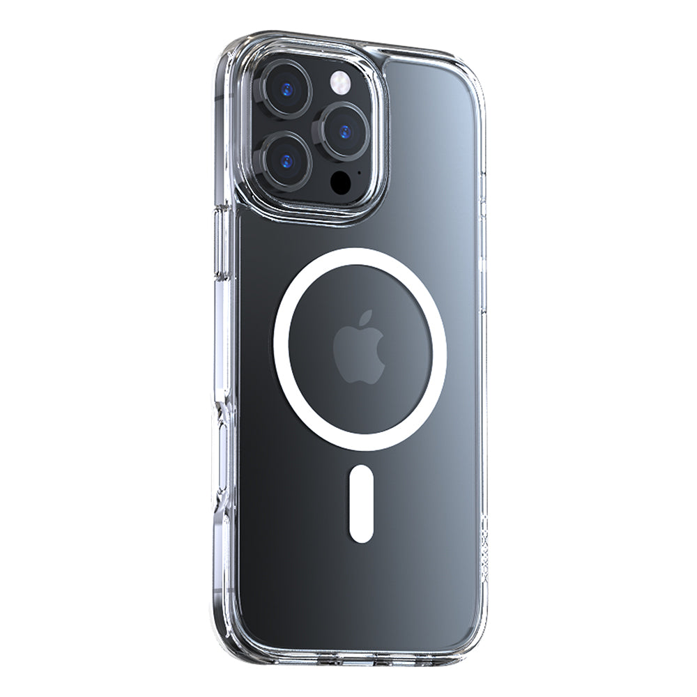 Husa de protectie Torras Diamond MagSafe compatibil cu iPhone 16 Pro Max, Transparent