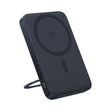 Baterie externa Baseus PicoGo (P10076802123-00), Type-C, Qi2, Fast Charging, 20W, 5000mAh, Rotable Stand, Cable Type-C, Negru