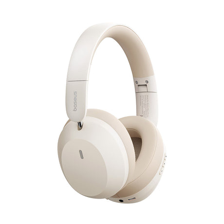 Casti Baseus Wireless Bass 35 Max (A00070800221-00), On-ear, Bluetooth 5.3, Sound Isolation, Foldable, Stellar White