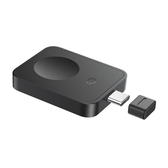 Incarcator Baseus Magnetic Wireless MagPro (P10264106123-00), for Apple Watch, USB-C, 2.5W, Negru Cosmic