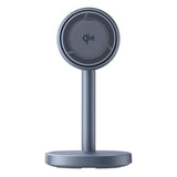 Incarcator Baseus Magnetic Wireless Orbit 2 Pro (P10273500813-00), Cooling Fast Charger for Phone, Earbuds, 20W, Gri Spatial