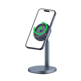 Incarcator Baseus Magnetic Wireless Orbit 2 Pro (P10273500813-00), Cooling Fast Charger for Phone, Earbuds, 20W, Gri Spatial