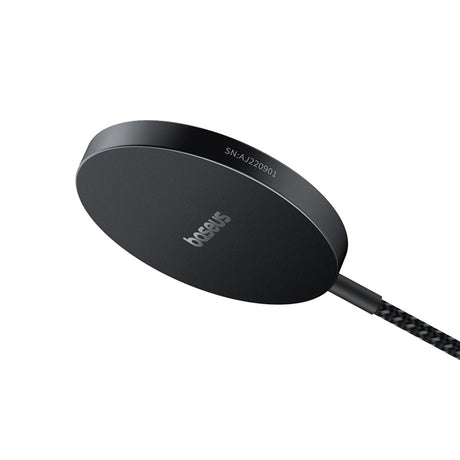 Incarcator Baseus Magnetic Wireless Simple Mini4 Air (P10278200111-00), Fast Charging, Cable Type-C, Qi2, 15W, Cluster Black