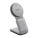 Suport Baseus with Wireless Charging PrimeTrip C02 (C40169003831-00), Magnetic Grip for Dashboard, 15W, Frosted Grey