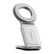 Suport Baseus PrimeTrip Series C02 (C40169002213-00), PU Leather, 360°, 25N, Versatile Mounting Option, Moon White