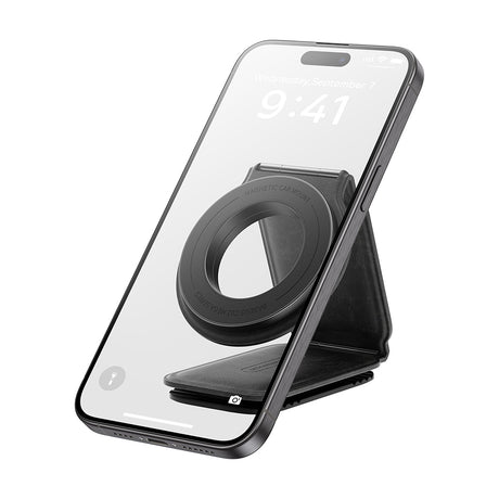 Suport Baseus PrimeTrip Series C02 (C40169002113-00), PU Leather, 360°, 25N, Versatile Mounting Option, Cluster Black