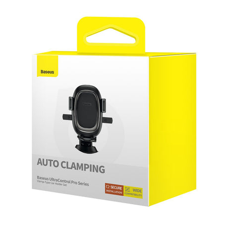 Suport Baseus UltraControl Pro Series (C40351600113-00), Auto Clamping, for Dashboard/Air Vent, Cluster Black